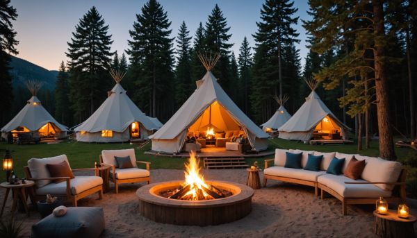Le camping haut de gamme séduit de plus en plus de foyers