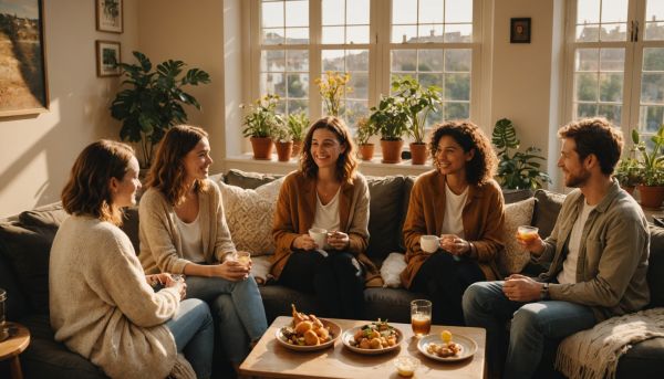 Les espaces collectifs favorisent la convivialité entre amis
